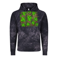 Cloud Black st patrick's day shamrock and leopard distressed Vintage Hoodie - RanaPortraitStore