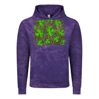 Cloud Purple st patrick's day shamrock and leopard distressed Vintage Hoodie - RanaPortraitStore
