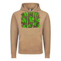 Vintage Coffee st patrick's day shamrock and leopard distressed Vintage Hoodie - RanaPortraitStore