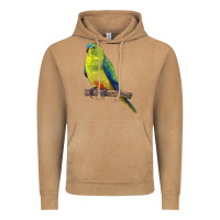 Vintage Camel Neophema Parrot Vintage Hoodie - LillyAllenDesigns