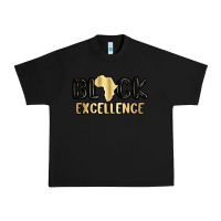 Black black excellence Urban Heavy Tee - MaliasSmallBusiness
