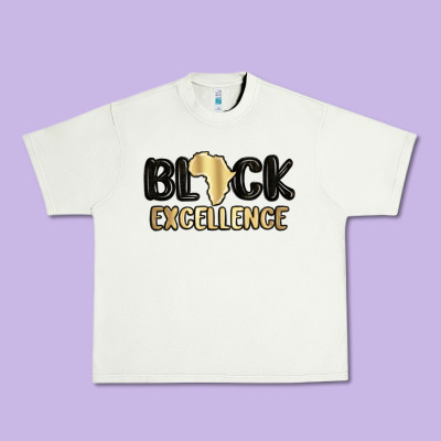Black Excellence Urban Heavy Tee Designed By Maliassmallbusiness