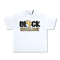 White black excellence Urban Heavy Tee - MaliasSmallBusiness
