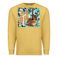 Antique Gold fueled by coffee and country music Premium Sweatshirt - TumblerDesignByShophia