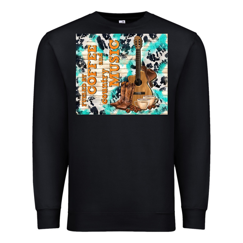 Fueled By Coffee And Country Music Premium Sweatshirt by TumblerDesignByShophia | Teevron