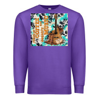 Purple fueled by coffee and country music Premium Sweatshirt - TumblerDesignByShophia