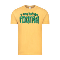 Vintage Mustard one lucky mama Vintage Tee - MaliasSmallBusiness