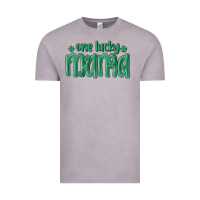 Vintage Zinc one lucky mama Vintage Tee - MaliasSmallBusiness
