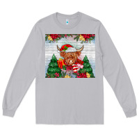 Moon Dust christmas cow Long Sleeve Tee - MaliasSmallBusiness