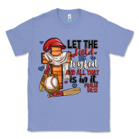 Colony Blue let the field be joyful and all that is in it Classic Tee - JahusDesignShop