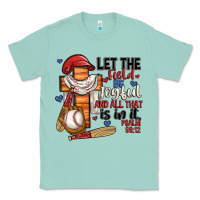Seafoam let the field be joyful and all that is in it Classic Tee - JahusDesignShop