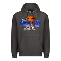 Smoke game day basketball Premium Hoodie - HowdyJamesFarm