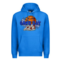 True Royal game day basketball Premium Hoodie - HowdyJamesFarm