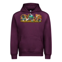 Mauve Wine thanksgiving trucks bbs Urban Hoodie - BundleAndBundleShop