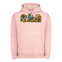 Pigment Salmon thanksgiving trucks bbs Urban Hoodie - BundleAndBundleShop