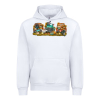White thanksgiving trucks bbs Urban Hoodie - BundleAndBundleShop