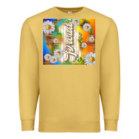 Antique Gold proud with daisies Premium Sweatshirt - TumblerDesignByShophia