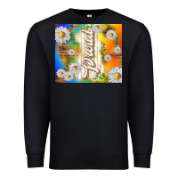 Black proud with daisies Premium Sweatshirt - TumblerDesignByShophia
