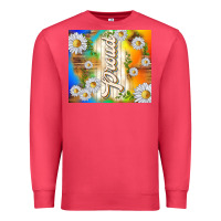 Cardinal proud with daisies Premium Sweatshirt - TumblerDesignByShophia