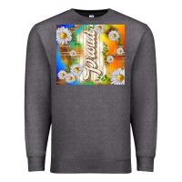 Charcoal Heather proud with daisies Premium Sweatshirt - TumblerDesignByShophia