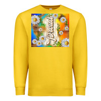 Lemon proud with daisies Premium Sweatshirt - TumblerDesignByShophia