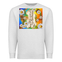 Oatmeal Heather proud with daisies Premium Sweatshirt - TumblerDesignByShophia