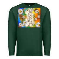 Sports Green proud with daisies Premium Sweatshirt - TumblerDesignByShophia