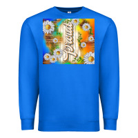 True Royal proud with daisies Premium Sweatshirt - TumblerDesignByShophia