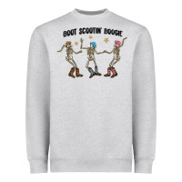 Heather Grey boot scctin' boogie Heavyweight Sweatshirt - MaliasSmallBusiness