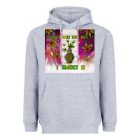 Heather Grey i don't stir the pot i smoke it Heavyweight Hoodie - TumblerDesignByShophia