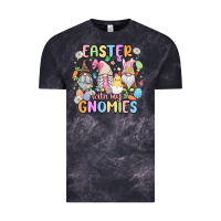 Cloud Black easter  with my gnomies Vintage Tee - MaliasSmallBusiness