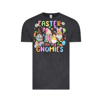 Vintage Black easter  with my gnomies Vintage Tee - MaliasSmallBusiness
