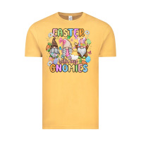 Vintage Mustard easter  with my gnomies Vintage Tee - MaliasSmallBusiness