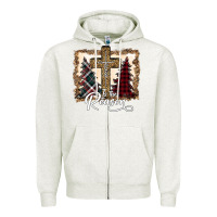 Oatmeal Heather Jesus is the reason Zipper Hoodie - Bettercallsaul