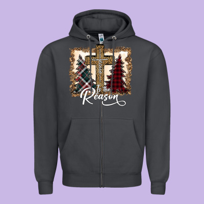 Jesus Is The Reason Zipper Hoodie Designed By Bettercallsaul
