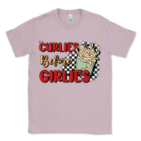 Lilac curlies before girlies Classic Tee - MaliasSmallBusiness