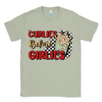 Matcha curlies before girlies Classic Tee - MaliasSmallBusiness