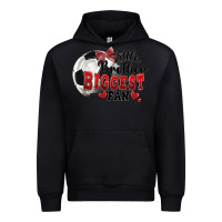 Black little brother biggest fan soccer Urban Hoodie - FaDigitalArtStudio