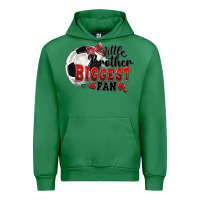 Emerald little brother biggest fan soccer Urban Hoodie - FaDigitalArtStudio