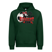 Forest Green little brother biggest fan soccer Urban Hoodie - FaDigitalArtStudio