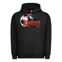 Pigment Black little brother biggest fan soccer Urban Hoodie - FaDigitalArtStudio