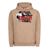 Pigment Burro little brother biggest fan soccer Urban Hoodie - FaDigitalArtStudio