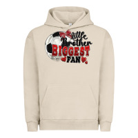 Little Brother Biggest Fan Soccer Urban Hoodie | Teevron