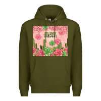 Army Green not today succa tumbler Premium Hoodie - TumblerDesignByShophia