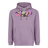 Lavender Easter eggs and crown of thorns Easter Day Heavyweight Hoodie - HowdyJamesFarm