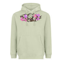 Matcha Easter eggs and crown of thorns Easter Day Heavyweight Hoodie - HowdyJamesFarm