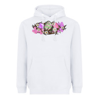 White Easter eggs and crown of thorns Easter Day Heavyweight Hoodie - HowdyJamesFarm