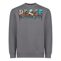 Storm peace be with you cross Heavyweight Sweatshirt - NancyCooperArtShop