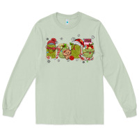 Matcha canned pickles christmas light Long Sleeve Tee - MaliasSmallBusiness