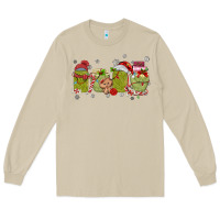 Mushroom canned pickles christmas light Long Sleeve Tee - MaliasSmallBusiness